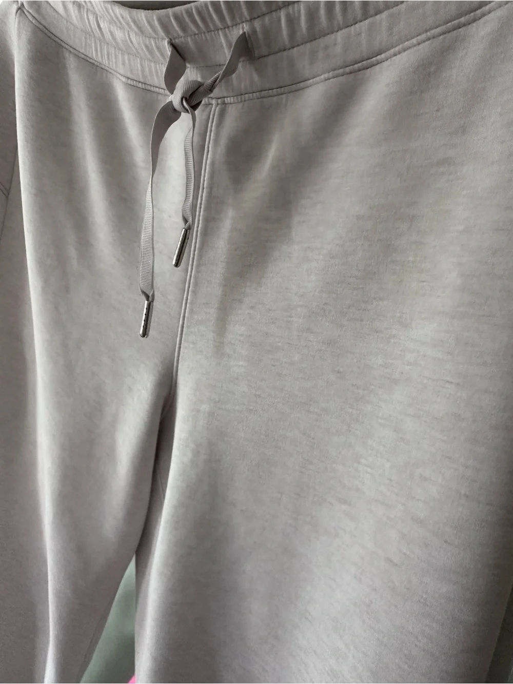 SPANX Woman’s Light Beige Drawstring Joggers